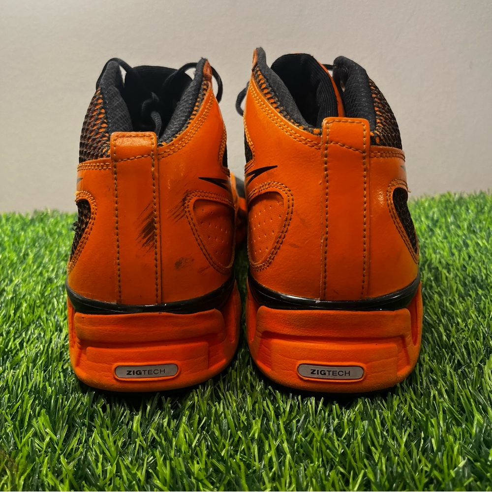 Reebok Zigtech Orange Black Size 13 Basketball Sh… - image 5